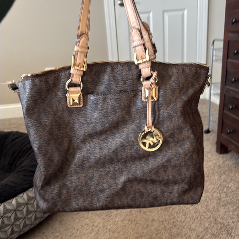 Michael Kors Brown Tote Bag